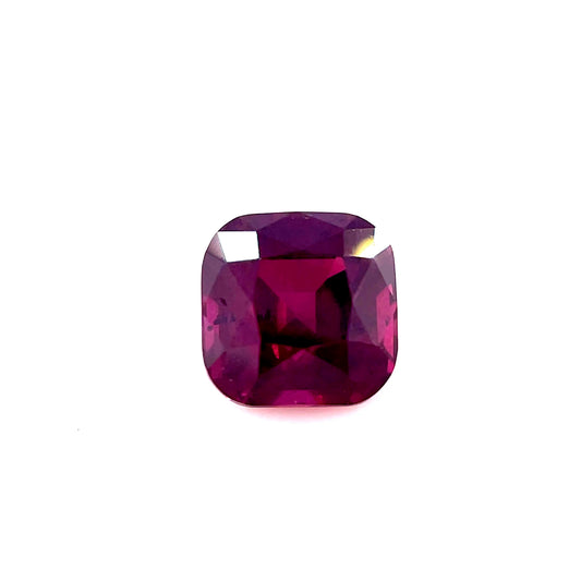 1.5CT CUSHION RHODOLITE GARNET, TANZANIA