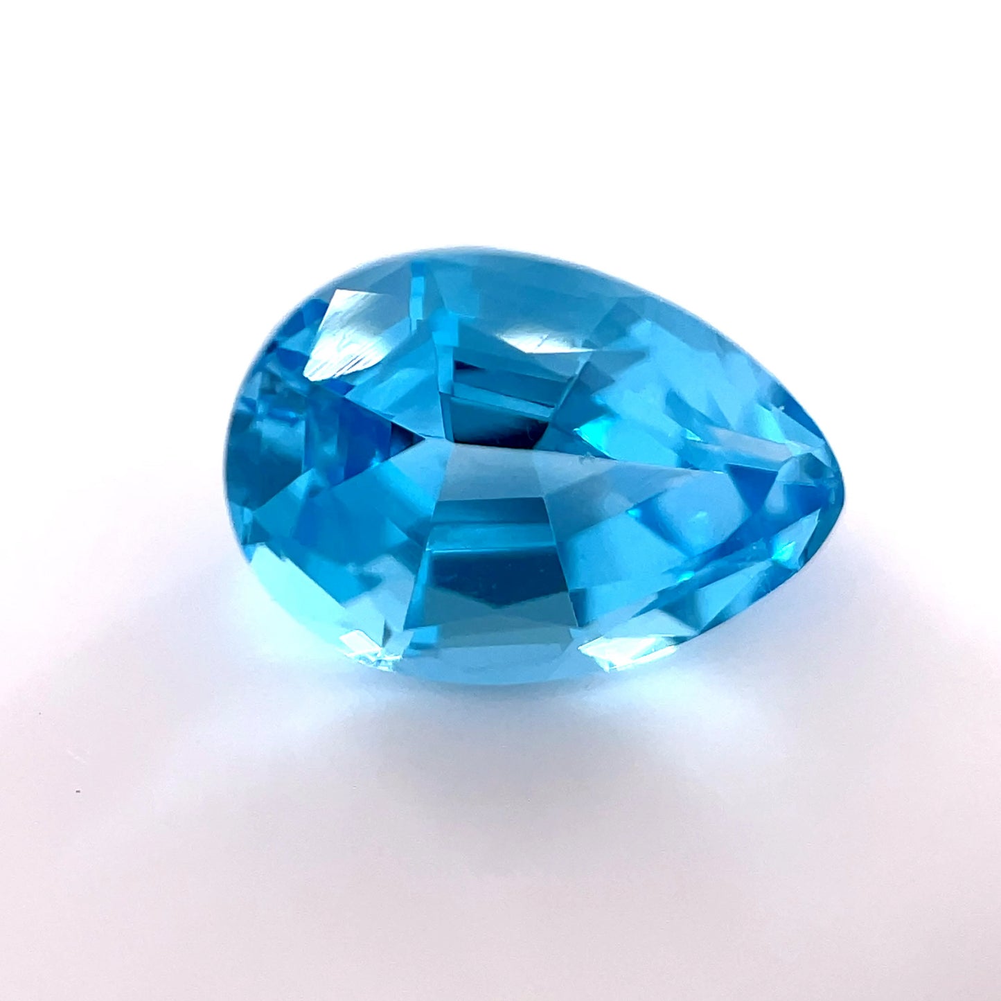 4.61CT SWISS BLUE TOPAZ DROP PAIR