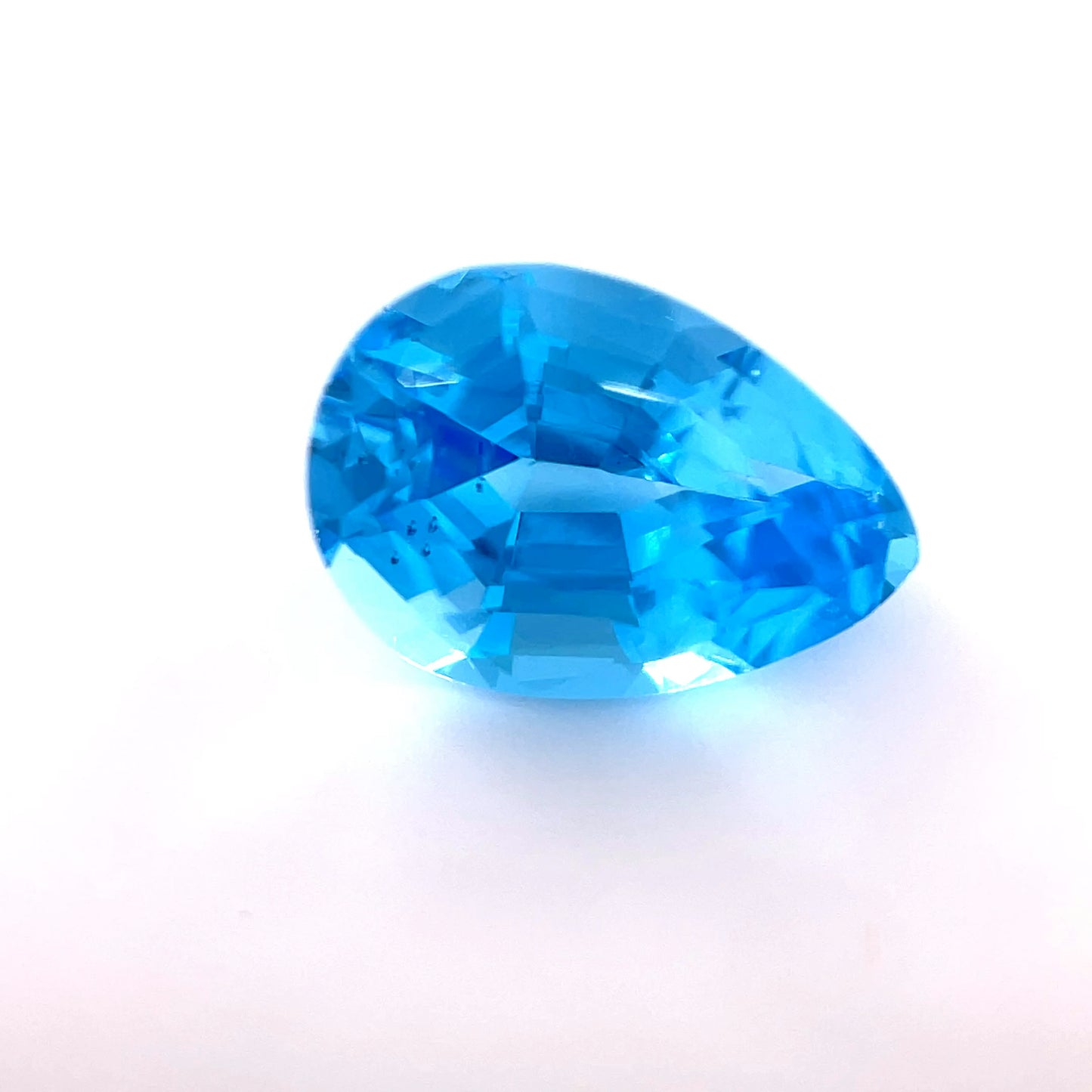 4.61CT SWISS BLUE TOPAZ DROP PAIR