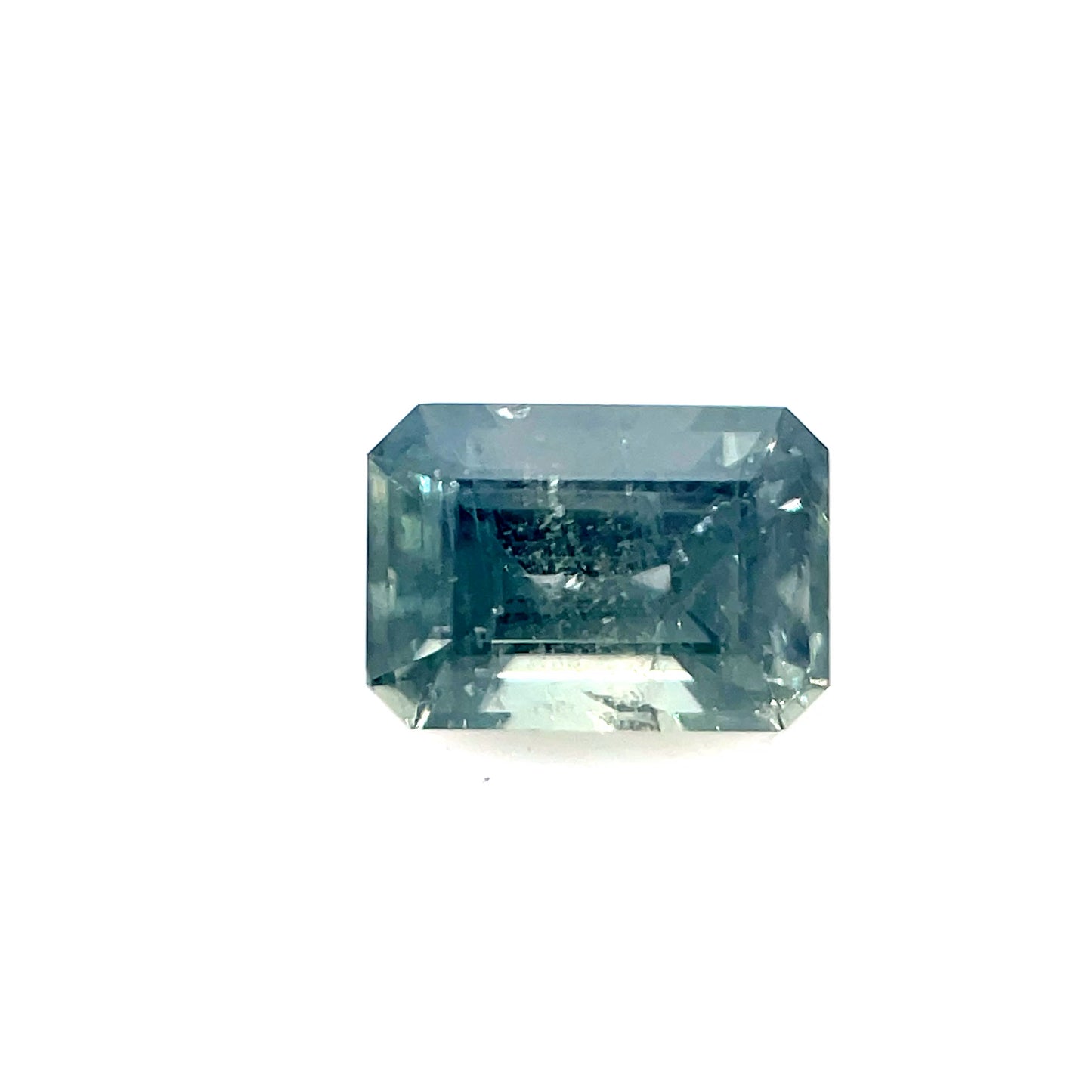 0.79CT OCTAGON TEAL SAPPHIRE