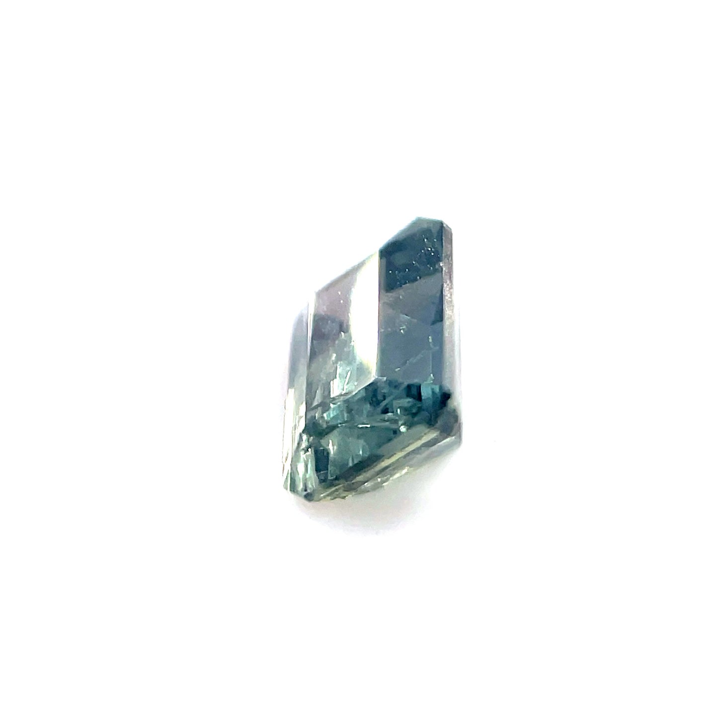 0.79CT OCTAGON TEAL SAPPHIRE