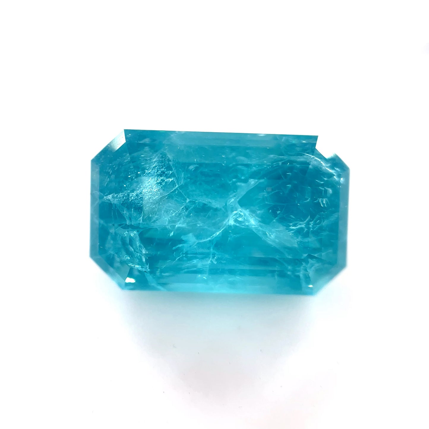 11.9CT OCTAGON SIMULATED PARAIBA TOURMALINE