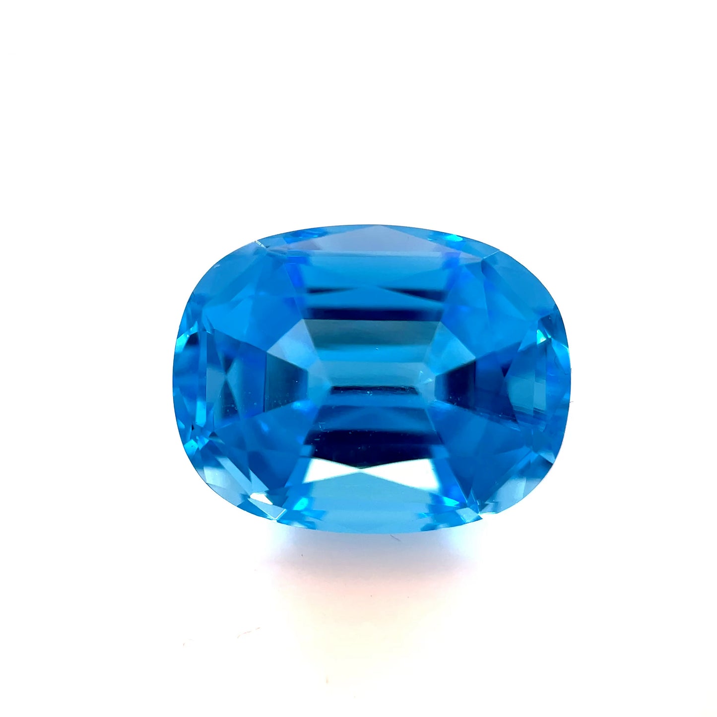 10.72CT CUSHION ELETRIC BLUE TOPAZ
