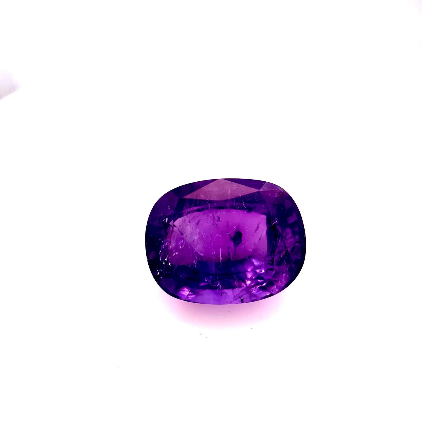 3.81ct amythest cushion