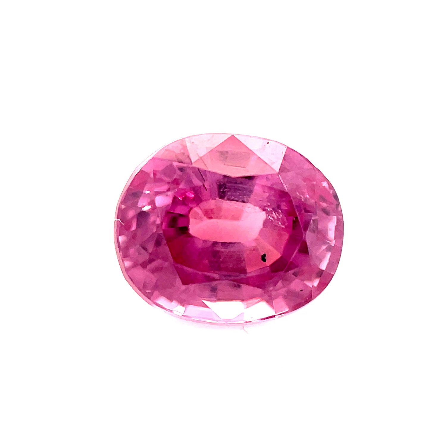 Pink oval garnet 2.25ct