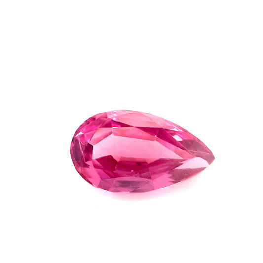 Pink pear shape garnet 1.87ct