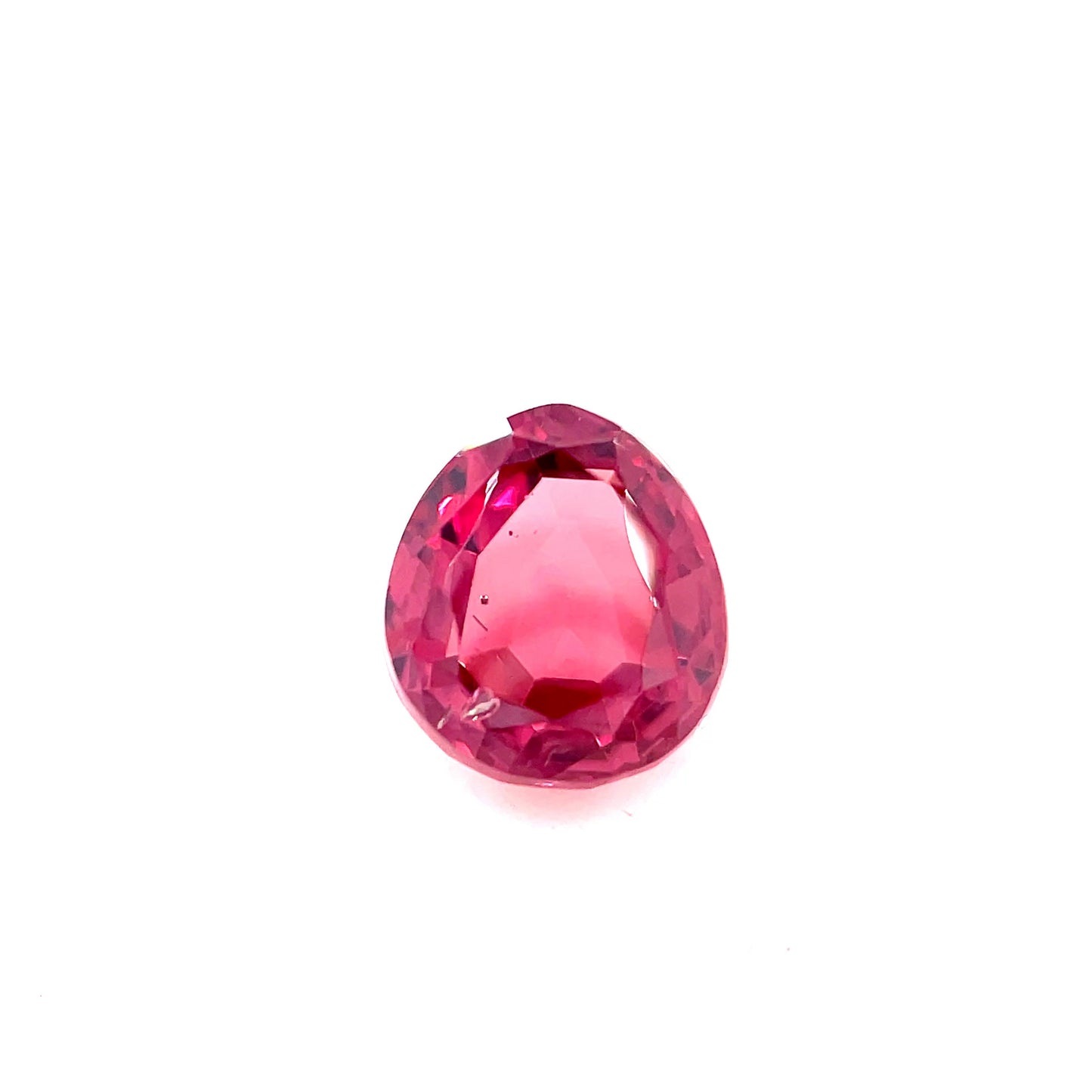Egg Cut Pink garnet , Tanzania 1.84ct