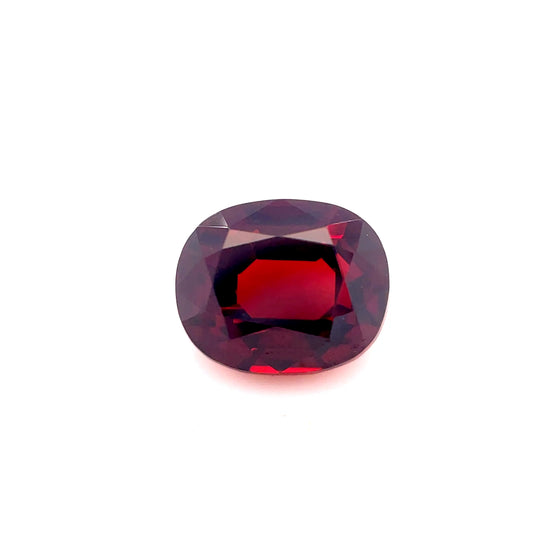 3.24ct cushion garnet